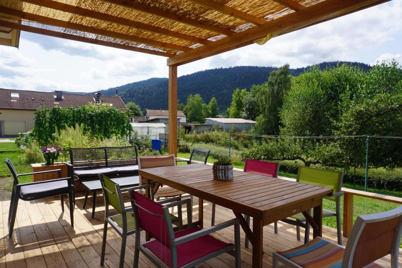 La maison et l'étang - grand terrain privé Vagney Esterno foto