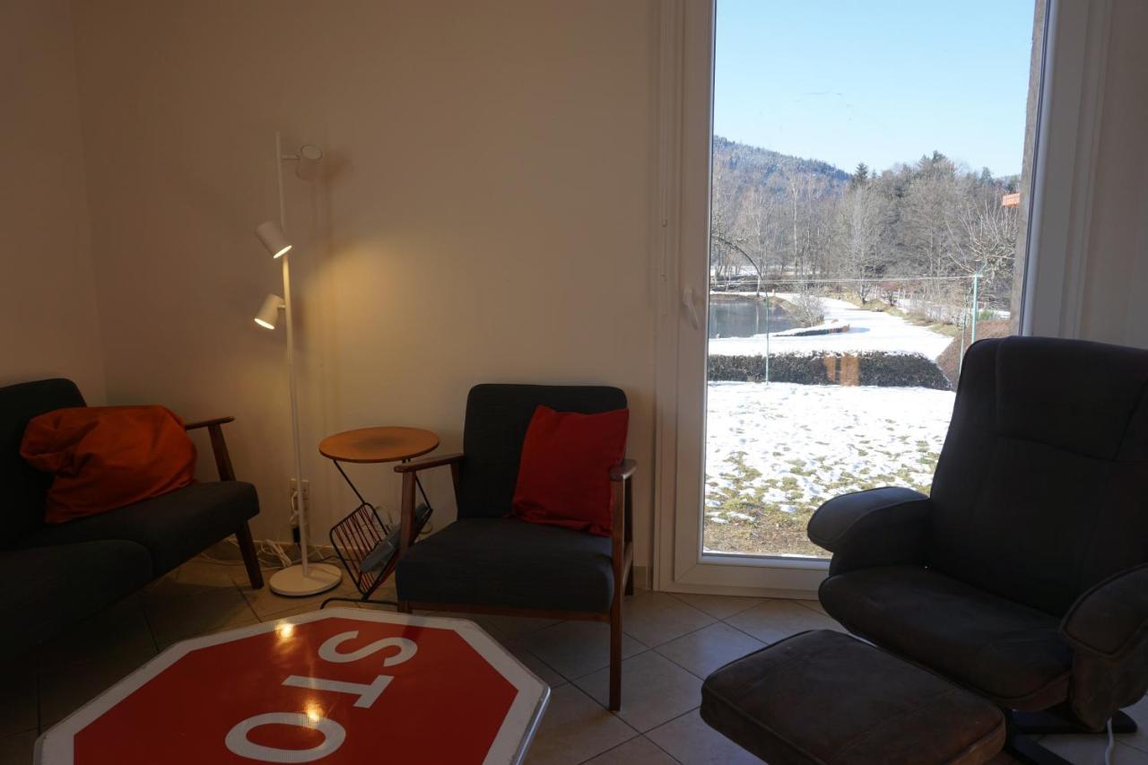 La maison et l'étang - grand terrain privé Vagney Esterno foto